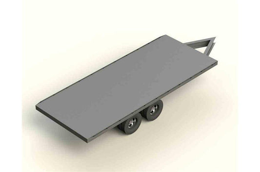 20ft Tandem Axle Duly Trailer - 20' x 8.35' Trailer Bed - 7200lb Capacity