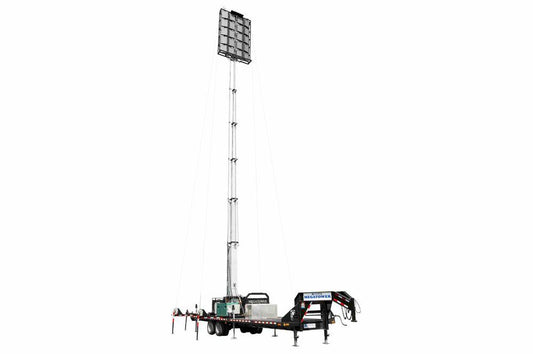 Larson Electronics MegaTower - 16 X 480W LED - 960,000 Lumens - 58' Height - 10KW Genset