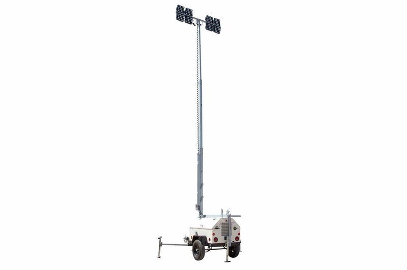 12kW Diesel Generator - 30' Telescoping Tower - (8) LED Lamps - 60 Gal Fuel Cell