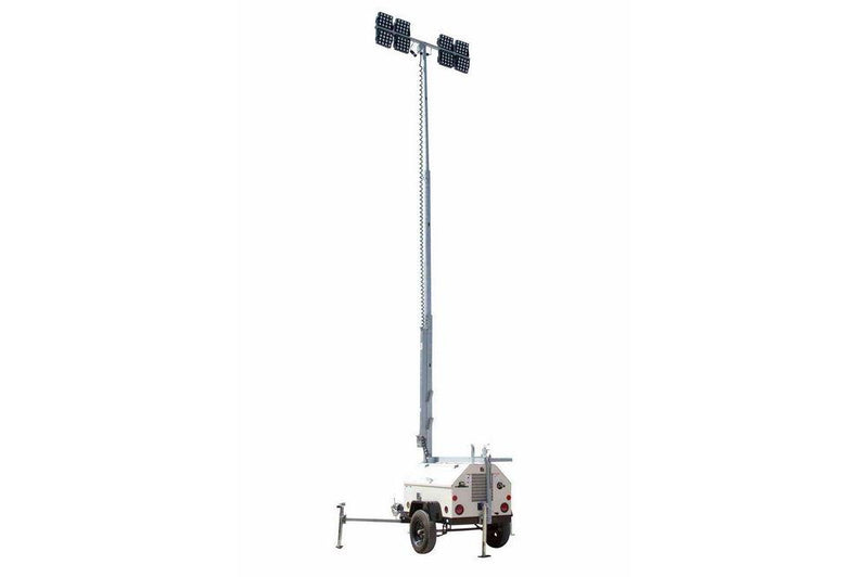 20kW Generator - Water Cooled Diesel Engine - 25' Telescoping Tower - (8) LED Lamps - 25 Gal Tank