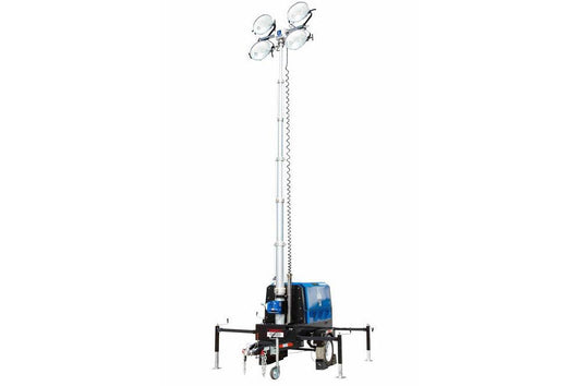 20kW Generator - Water Cooled Diesel Engine - 25' Telescoping Tower - (4) MH Fixtures - 25 Gal Tank