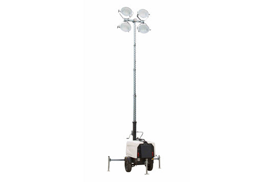 Larson 7500W Generator - Water Cooled Diesel Engine - 25' Telescoping Tower - (4) MH Lamps - Timed Controls