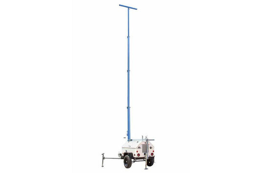 4-Stage Telescoping Light & Equipment Tower - 6kW Diesel Genset - 50 Gal. Fuel Tank - 13-40' Boom