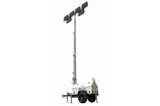 20kW Generator - Water Cooled Diesel Engine - 25' Hydraulic Tower - (6) 500W LED Lamps - 25 Gal Tank