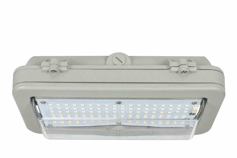 22W Wash Down LED Light - 120/277V AC - Low Profile Mounting Bracket - Food Safe/IP66