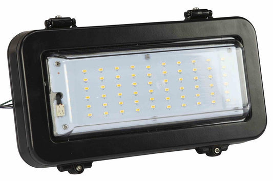 22W Wash Down LED Light - 120/277V AC - Food Safe - IP66 Rated - Trunnion Mount
