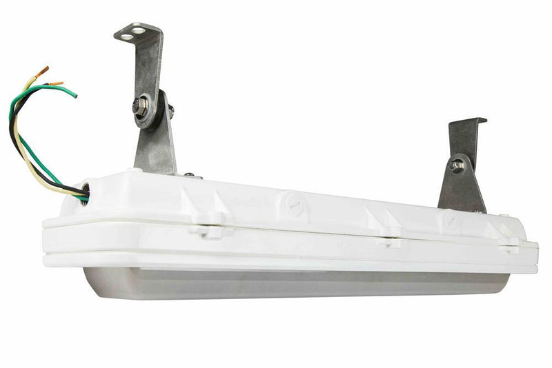 47W Wash Down LED Light - 120/277V AC - Food Safe - IP66 Rated - Surface Mount