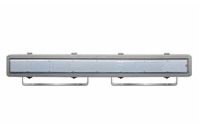 112W Wash Down LED Light - 120/277V AC - Food Safe - IP66 Rated - Trunnion Mount