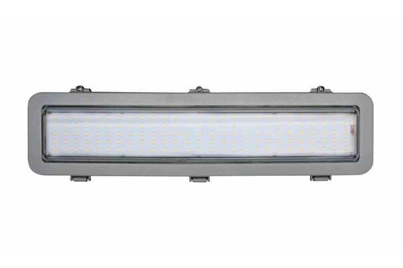 77W Wash Down LED Light w/ Emergency Backup - 120/277V AC - Food Safe - IP66 Rated - Surface Mount