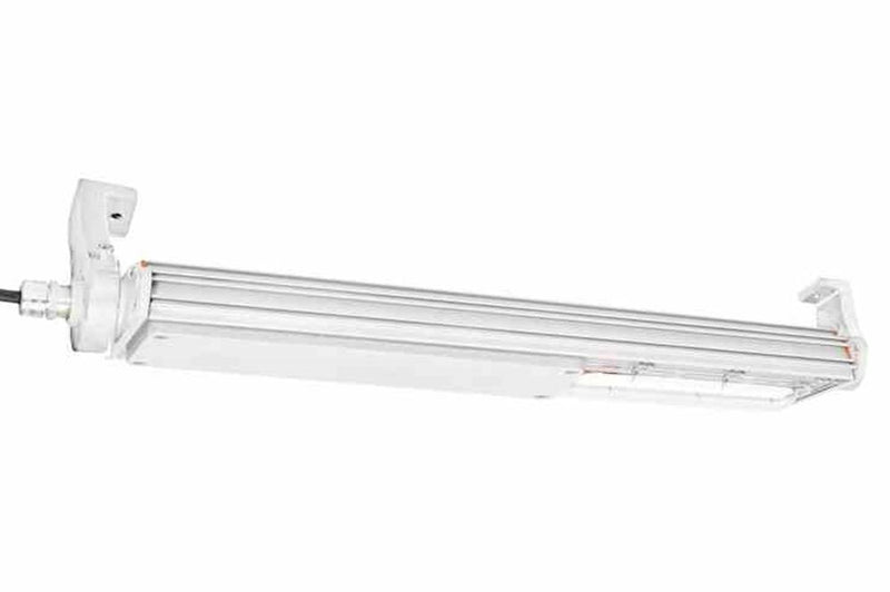 58W Industrial Linear LED Fixture w/ Emergency Backup - 120-277V - 4' Length - Surface Mount - IP66/Type 4X