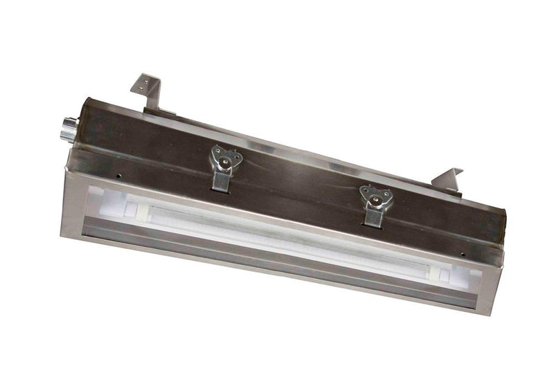 22W Stainless Steel Wash Down LED Light - 120/277V AC - NSF Food Safe Compliant - IP66 Rated - Trunnion Mount