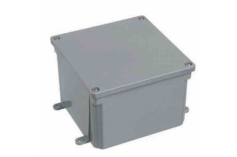 Larson Weatherproof Junction Box - 6"x 6"x 4" - Corrosion Resistant Plastic - NEMA 6P - 3/4" Myers Hub