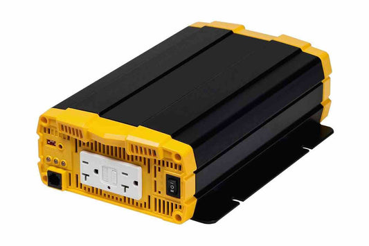Larson Pure Sine Wave Industrial Inverter - 12V Input,  (2) GFCI Outlets/Output - 500W Cont, 1000W Surge