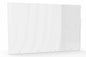 Larson Permanent Mount Divider - 24" x 30" Dimensions - 1/4" Thick Clear PETG Construction - Sneeze Guard