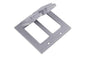Larson Weatherproof Double Gang Device Box Cover - Die Cast Aluminum - (2) GFCI Receptacle Openings