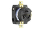 Larson California Standard CS6370, Twist-Lock 50-Amp Female Receptacle, 125V 1PH 2P3W, IP20