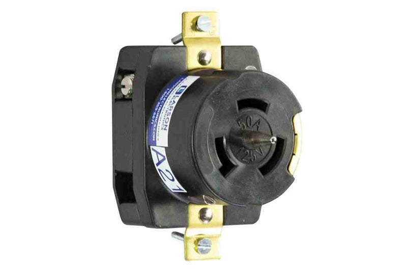 Larson California Standard CS8269, Twist-Lock 50-Amp Female Receptacle, 250V 1PH 2P3W, IP20