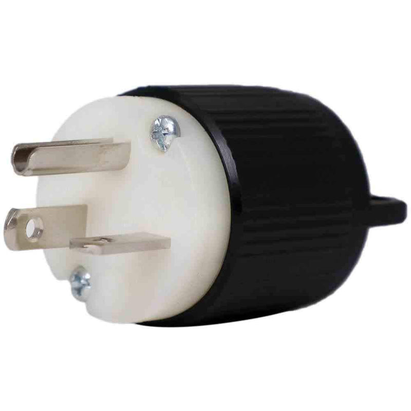 Larson NEMA 6-20 Straight Blade Plug - IP20 - 20 Amp - 250V - 2-Pole, 3-Wire