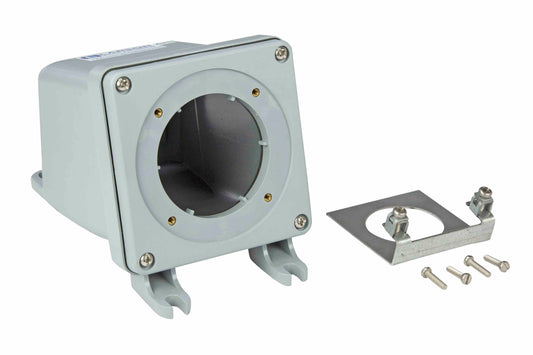 Larson Replacement Angled Receptacle Bell Box for 60 Amp IEC 60309 Receptacles and Inlets