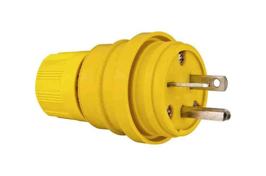 Larson 20A Weatherproof NEMA 6-20 Straight Blade Plug - 250V - 2-Pole, 3-Wire - IP67/IP69K