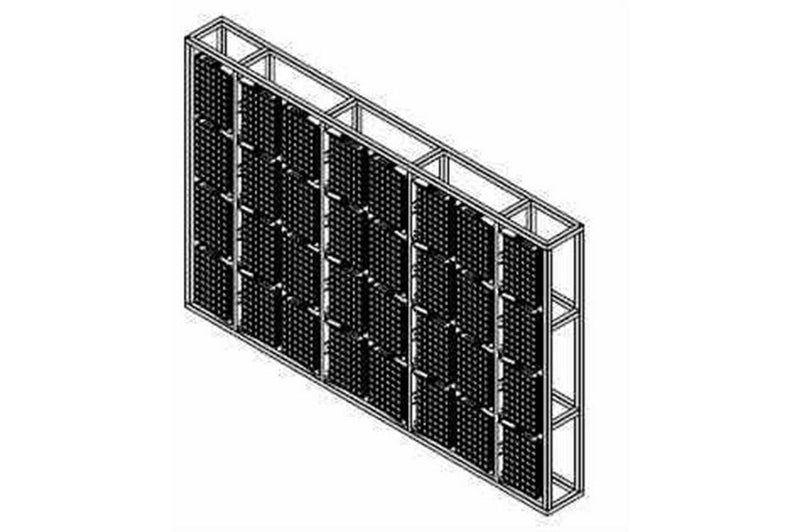 Light Tower Head Assembly Frame - Holds (32) GAU-LTL-500W-LED Fixtures - LED Tower Mount