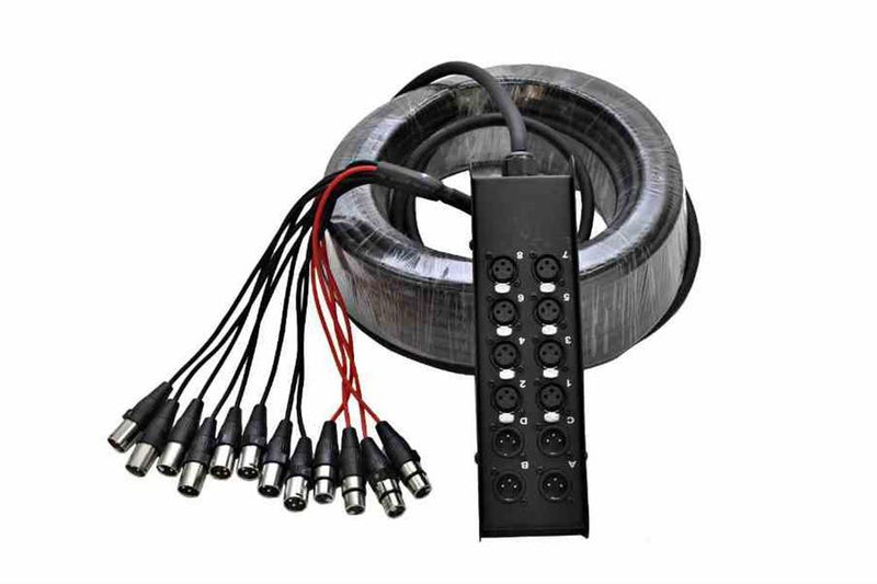 50' 8 Channel Wiring Harness for 3-Pin DMX Controls