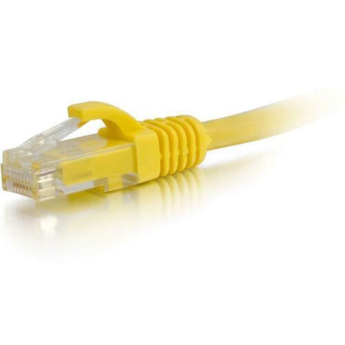 C2G 35 ft Cat5e Snagless UTP Unshielded Network Patch Cable - Yellow - 35 ft Category 5e Network Cable for Network Device - First End: 1 x RJ-45 Male Network - Second End: 1 x RJ-45 Male Network - Patch Cable - Yellow