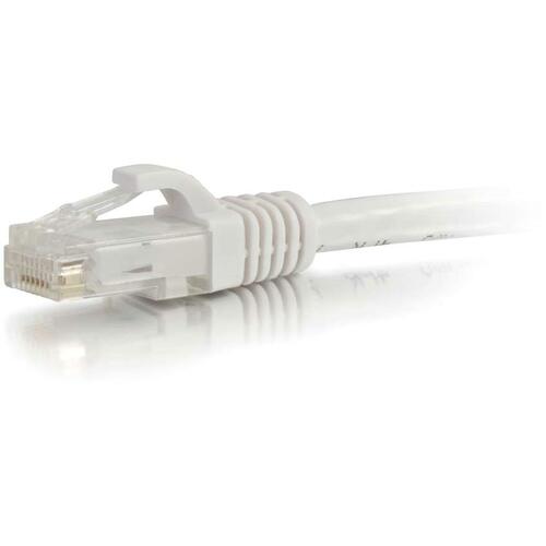 C2G 2 ft Cat5e Snagless UTP Unshielded Network Patch Cable - White - 2 ft Category 5e Network Cable for Network Device - First End: 1 x RJ-45 Male Network - Second End: 1 x RJ-45 Male Network - Patch Cable - White