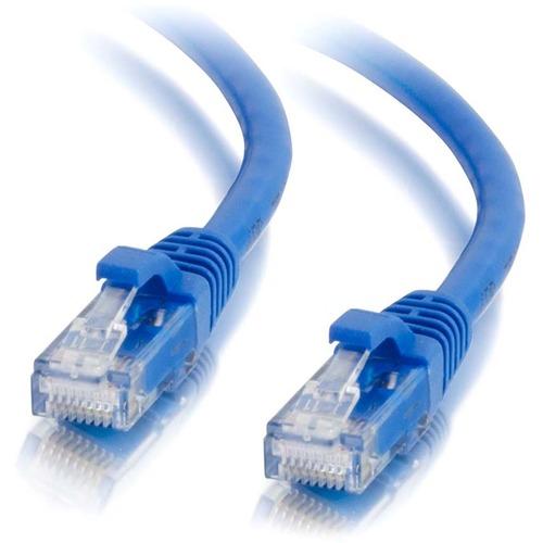 C2G 15ft Cat6a Snagless Unshielded (UTP) Network Patch Cable - Blue - 15 ft Category 6a Network Cable for Network Device - First End: 1 x RJ-45 Male Network - Second End: 1 x RJ-45 Male Network - Patch Cable - Gold Plated Connector - Blue