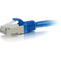 C2G 10ft Cat6 Snagless Shielded (STP) Network Patch Cable - Blue - 10 ft Category 6 Network Cable for Network Device - First End: 1 x RJ-45 Male Network - Second End: 1 x RJ-45 Male Network - Patch Cable - Shielding - Gold, Nickel Plated Connector - Blue