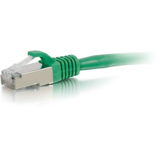 C2G 5ft Cat6 Ethernet Cable - Snagless Shielded (STP) - Green - 5 ft Category 6 Network Cable for Network Device - First End: 1 x RJ-45 Male Network - Second End: 1 x RJ-45 Male Network - Patch Cable - Shielding - Gold, Nickel Plated Connector - Green