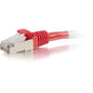 C2G 5ft Cat6 Snagless Shielded (STP) Network Patch Cable - Red - 5 ft Category 6 Network Cable for Network Device - First End: 1 x RJ-45 Male Network - Second End: 1 x RJ-45 Male Network - Patch Cable - Shielding - Gold, Nickel Plated Connector - Red