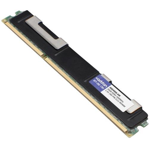 Add-On Computer AddOn 16GB DDR3 SDRAM Memory Module - 16 GB (1 x 16GB) - DDR3-1600/PC3-12800 DDR3 SDRAM - 1600 MHz - CL11 - 1.50 V - ECC - Registered - 240-pin - DIMM - Lifetime Warranty