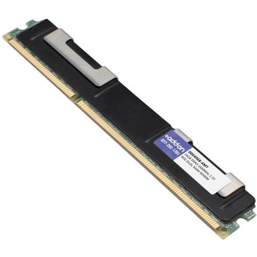 Add-On Computer AddOn 16GB DDR3 SDRAM Memory Module - For Server - 16 GB (1 x 16GB) - DDR3-1600/PC3-12800 DDR3 SDRAM - 1600 MHz - CL11 - 1.50 V - TAA Compliant - ECC - Registered - 240-pin - DIMM - Lifetime Warranty