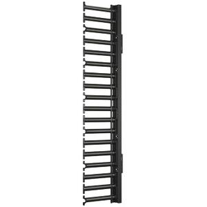 Vertiv Knurr 010200078 Rack Cable Management Kit - Black - 2 Pack - 18U Rack Height - 19" Panel Width