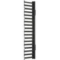Vertiv Knurr 010200078 Rack Cable Management Kit - Black - 2 Pack - 18U Rack Height - 19" Panel Width