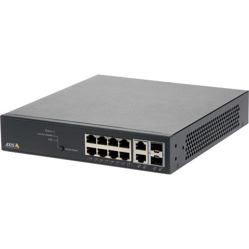 Axis Communications AXIS T8524 Ethernet Switch - 8 Ports - Manageable - Modular - 2 SFP Slots - Twisted Pair, Optical Fiber