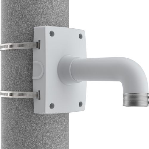 Axis Communications AXIS T91B67 Pole Mount for Network Camera - White - 15 kg Load Capacity