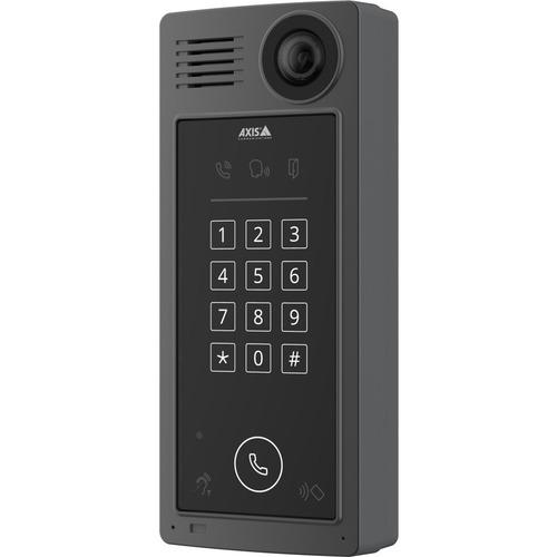 Axis Communications AXIS A8207-VE MkII Network Video Door Station - 6 Megapixel - CMOS - 180° Horizontal - 120° Vertical0 lux - Full-duplexAluminum, Polycarbonate, Glass - Access Control, Surveillance, Gate Entrance