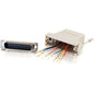 C2G Modular Adapter - 1 x RJ-45 Male - 1 x DB-25 Male - Gray