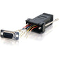 C2G DB-9 Modular Adapters - 1 x DB-9 Male - 1 x RJ-45 Female - Black