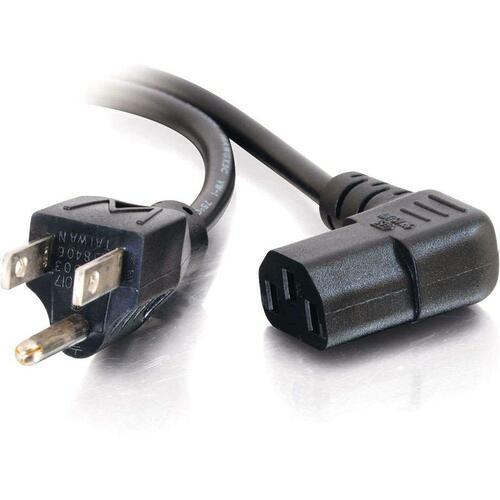 C2G 6ft Universal Right Angle Power Cord - 1.83m