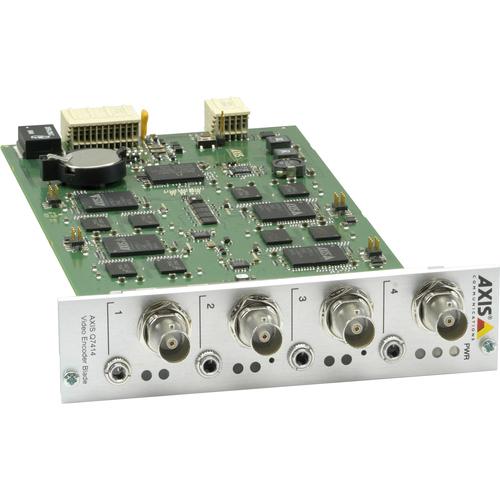 Axis Communications AXIS Q7414 Video Encoder - Functions: Video Encoding, Video Streaming, Audio Streaming - 1 GB SDRAM - 720 x 576 - NTSC, PAL - Audio Line In - Audio Line Out - Rack-mountable
