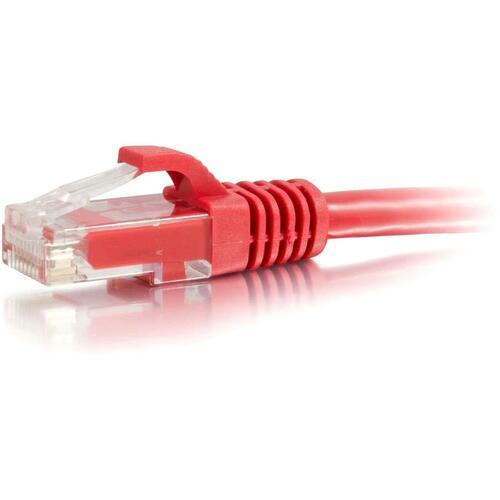 C2G 2 ft Cat6 Snagless UTP Unshielded Network Patch Cable - Red - 2 ft Category 6 Network Cable for Network Device - First End: 1 x RJ-45 Male Network - Second End: 1 x RJ-45 Male Network - Patch Cable - Red