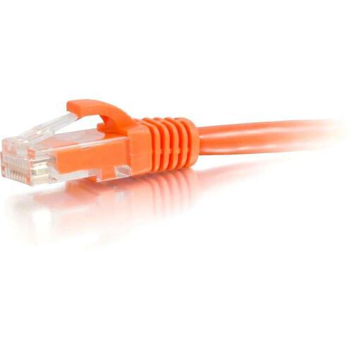 C2G 2 ft Cat6 Snagless UTP Unshielded Network Patch Cable - Orange - 2 ft Category 6 Network Cable for Network Device - First End: 1 x RJ-45 Male Network - Second End: 1 x RJ-45 Male Network - Patch Cable - Orange