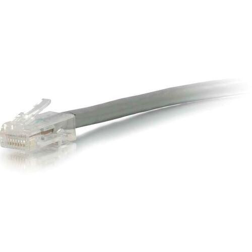 C2G 10 ft Cat6 Non Booted UTP Unshielded Network Patch Cable - Gray - 10 ft Category 6 Network Cable for Network Device - First End: 1 x RJ-45 Male Network - Second End: 1 x RJ-45 Male Network - Patch Cable - Gray