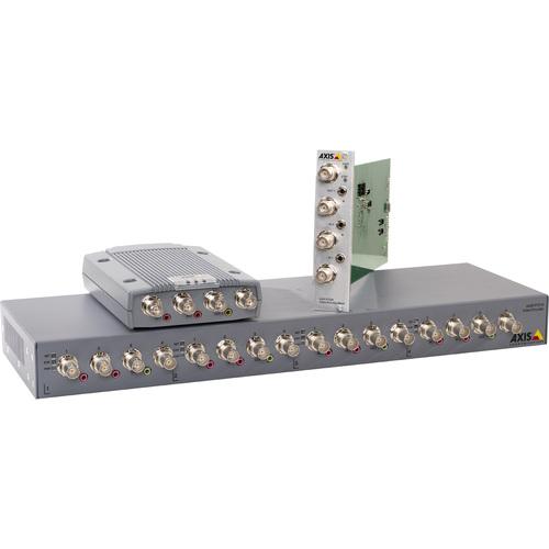 Axis Communications AXIS P7224 Video Encoder Blade - Functions: Video Encoding, Mirroring - 720 x 576 - PAL, NTSC - Audio Line In - Audio Line Out - 10 Pack - Blade