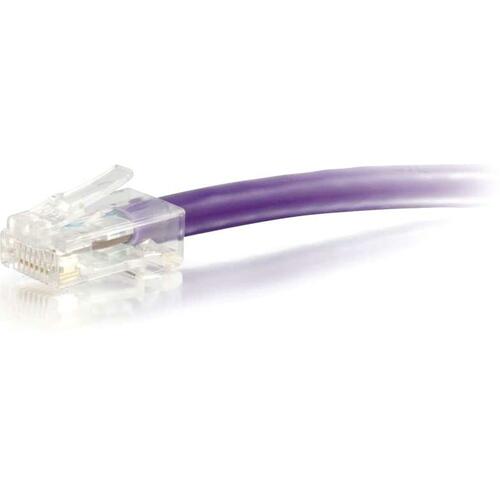 C2G 3 ft Cat6 Non Booted UTP Unshielded Network Patch Cable - Purple - 3 ft Category 6 Network Cable for Network Device - First End: 1 x RJ-45 Male Network - Second End: 1 x RJ-45 Male Network - Patch Cable - Purple