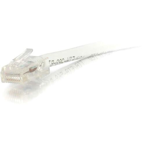 C2G 8 ft Cat6 Non Booted UTP Unshielded Network Patch Cable - White - 8 ft Category 6 Network Cable for Network Device - First End: 1 x RJ-45 Male Network - Second End: 1 x RJ-45 Male Network - Patch Cable - White