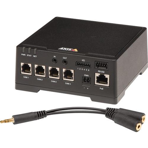 Axis Communications AXIS F44 Dual Audio Input Main Unit - Network Video Recorder - Full HD Recording